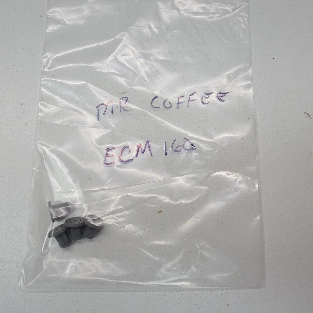 Mr Coffee ECM160 Espresso Cappuccino Maker Replacement Rubber Feet Set of 4 Grey